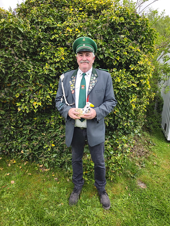 Der 12. Gewinner des Reinhold-Bettler-Pokals: Günter Schenke vom SV Ladbergen-Hölter