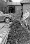 Bau des Schießstandes des SV Hölter anno 1970