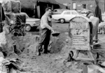 Bau des Schießstandes des SV Hölter anno 1970
