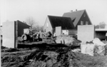Bau des Schießstandes des SV Hölter anno 1970