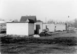 Bau des Schießstandes des SV Hölter anno 1970