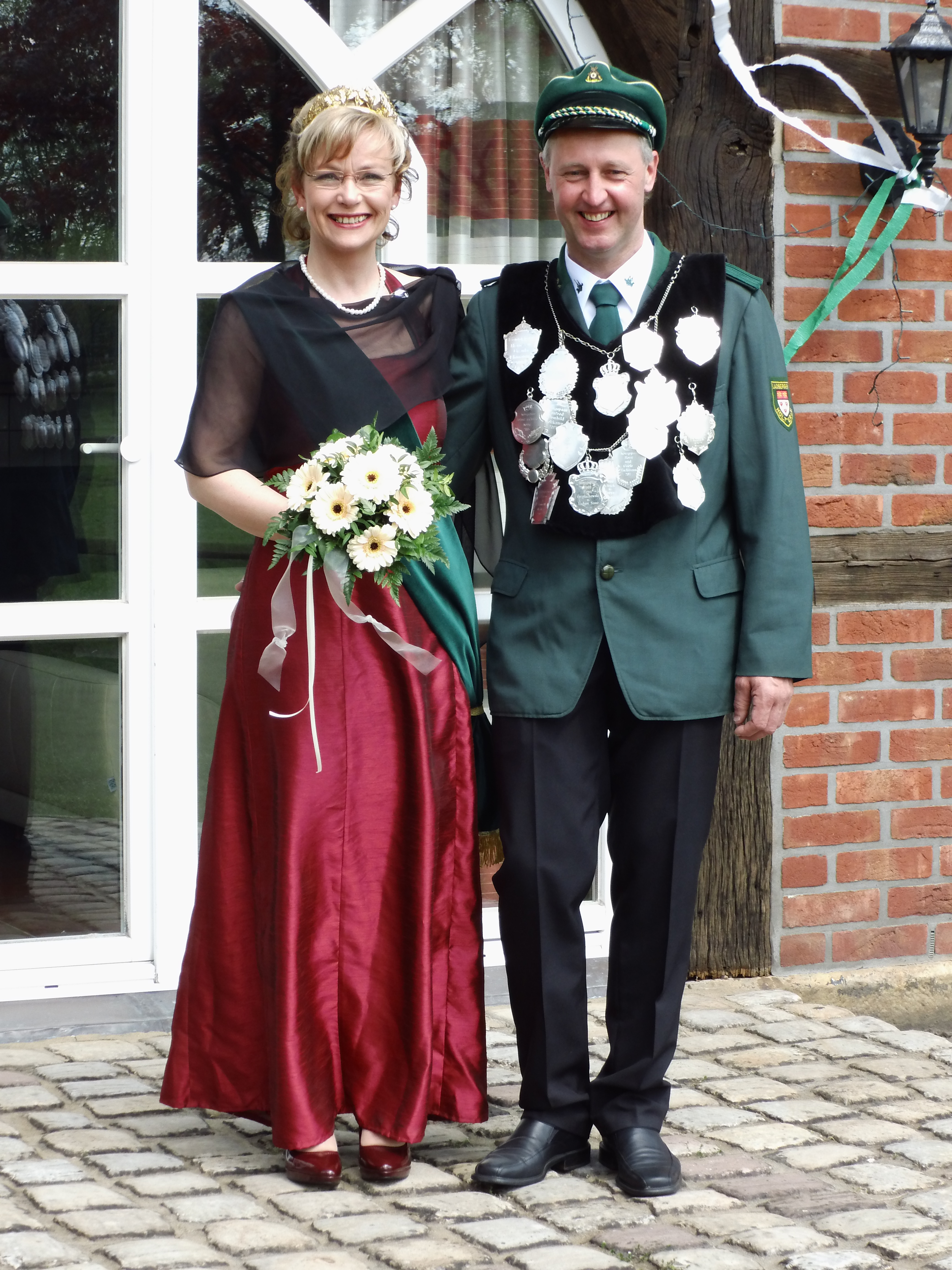 Königspaar 2013, Dietmar Kattmann mit Lisa Krieft
