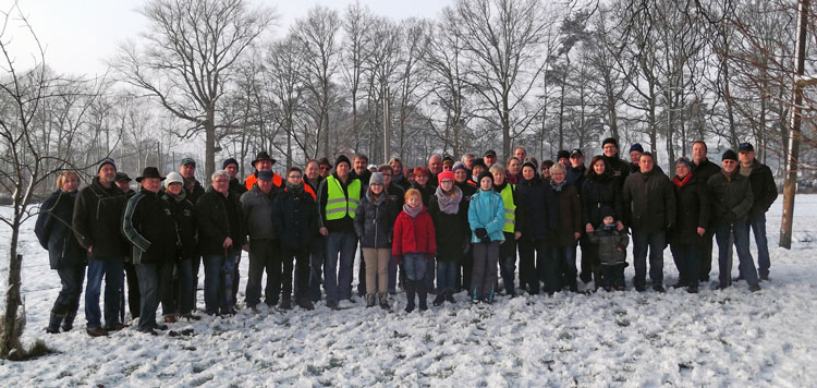Winterwanderung des SV Hölter 2015